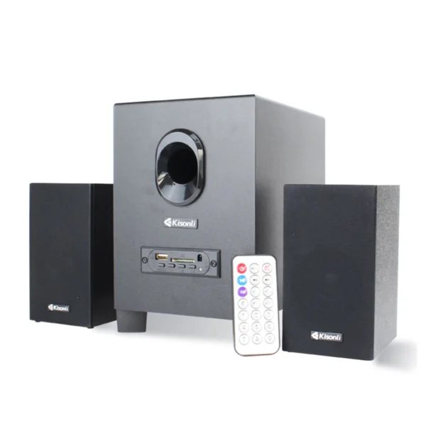 SPEAKERS KISONLI TM-5000U, BLUETOOTH, 5W+2X3W, USB, BLACK - 22149