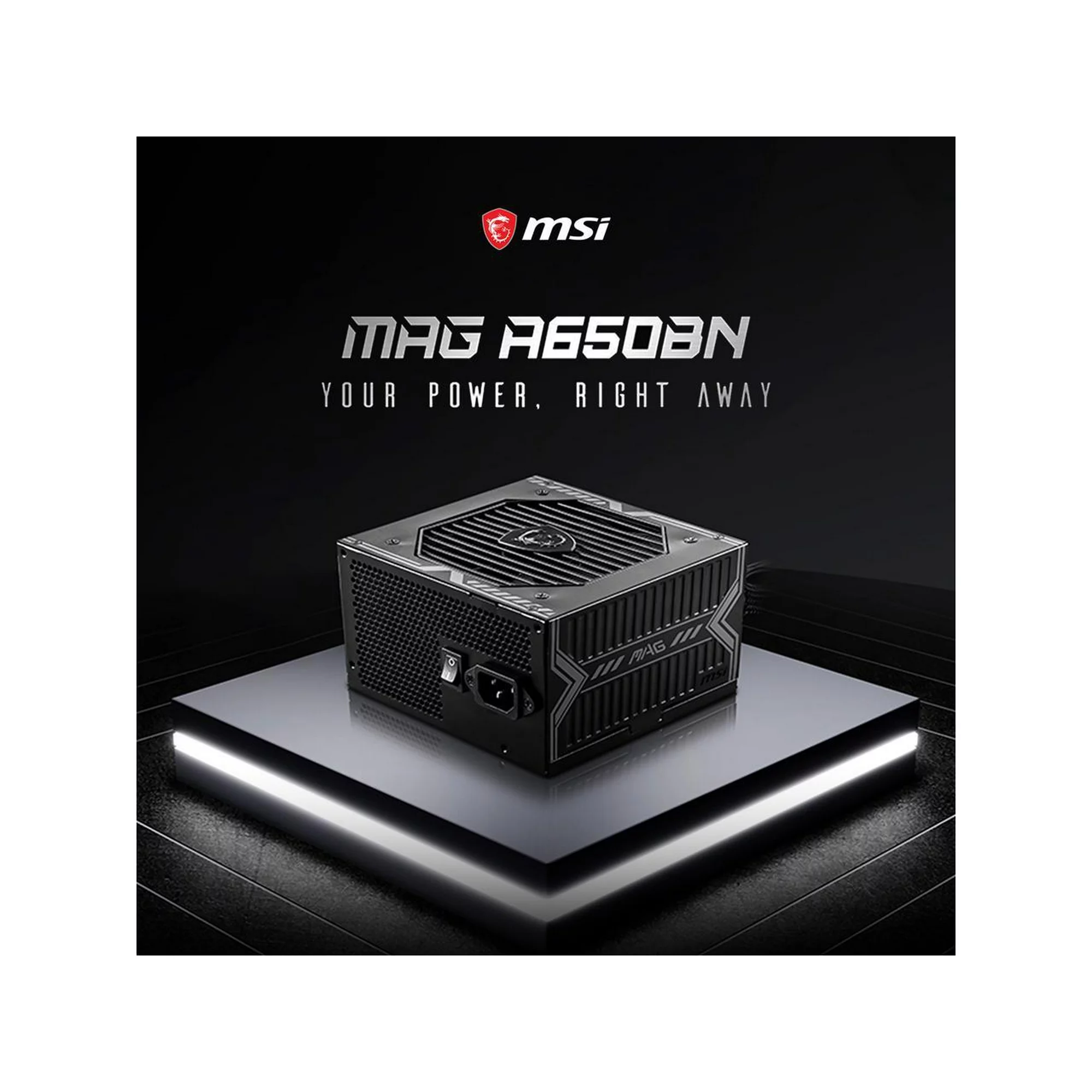 MSI MAG -A650BN- 650W GAMING POWER SUPPLY - Image 4