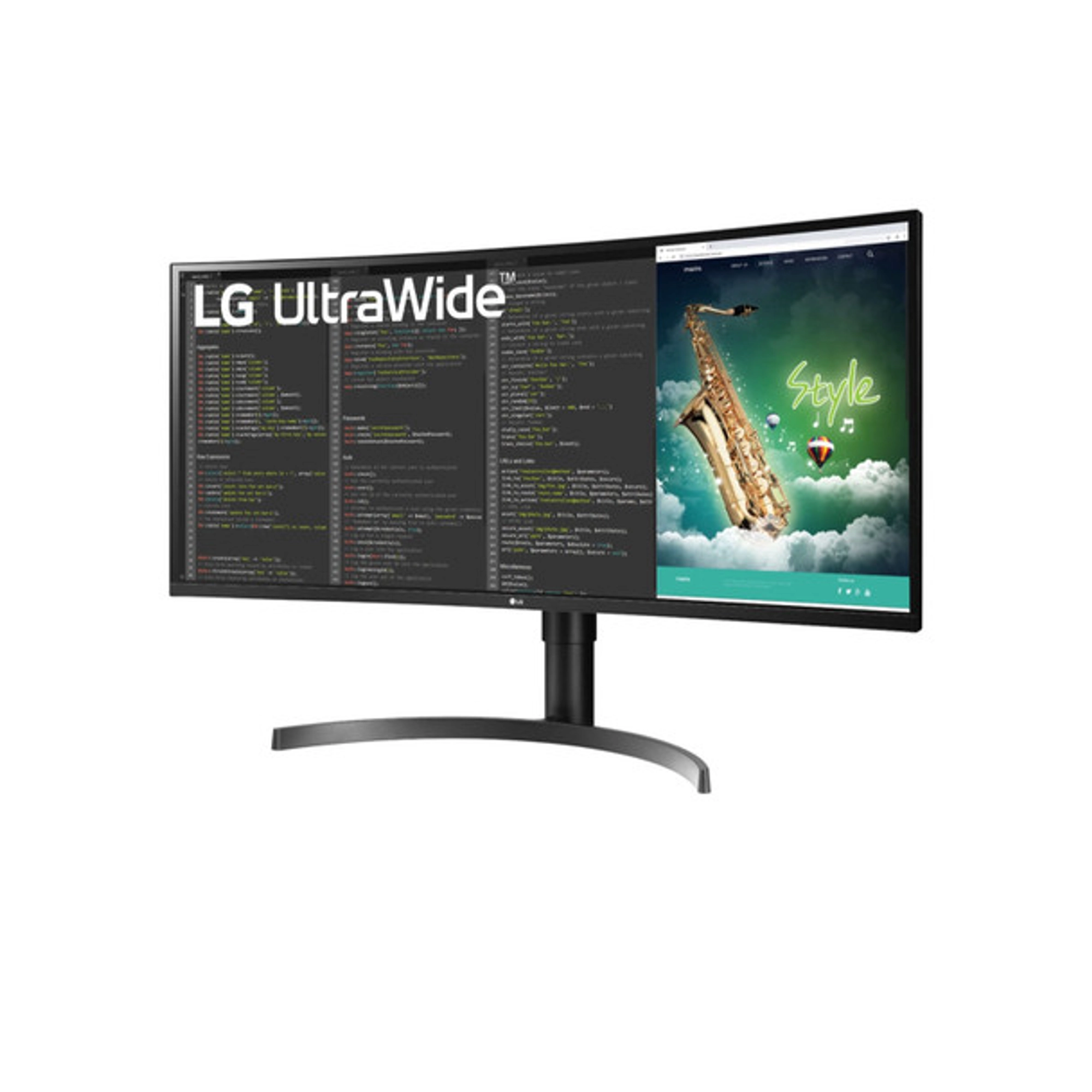 LG -35WN75CN-B- 35" CURVED ULTRAWIDE QHD USB TYPE-C TTC