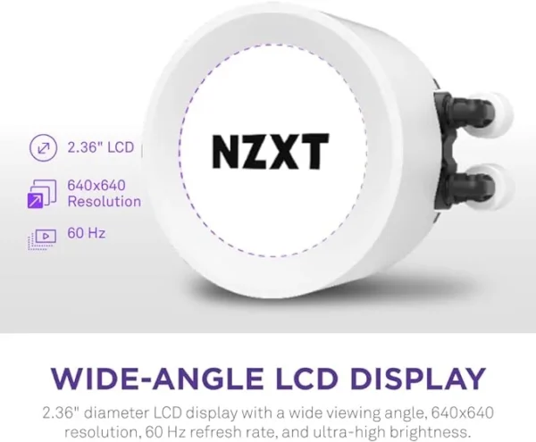 NZXT KRAKEN ELITE RGB 360- RL-KR36E-W1 - 360MM AIO CPU LIQUID COOLE - Image 3
