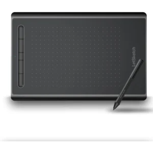 GRAPHICS DRAWING TABLET, 8.26 X 5.51 INCHES DIGITAL TABLET WITH 8192 LEVELS BATERRY-FREE STYLUS & CUSTOMIZE 5 HOTKEYS, COMPATIBLE WITH WINDOWS/MAC OS/ANDROID