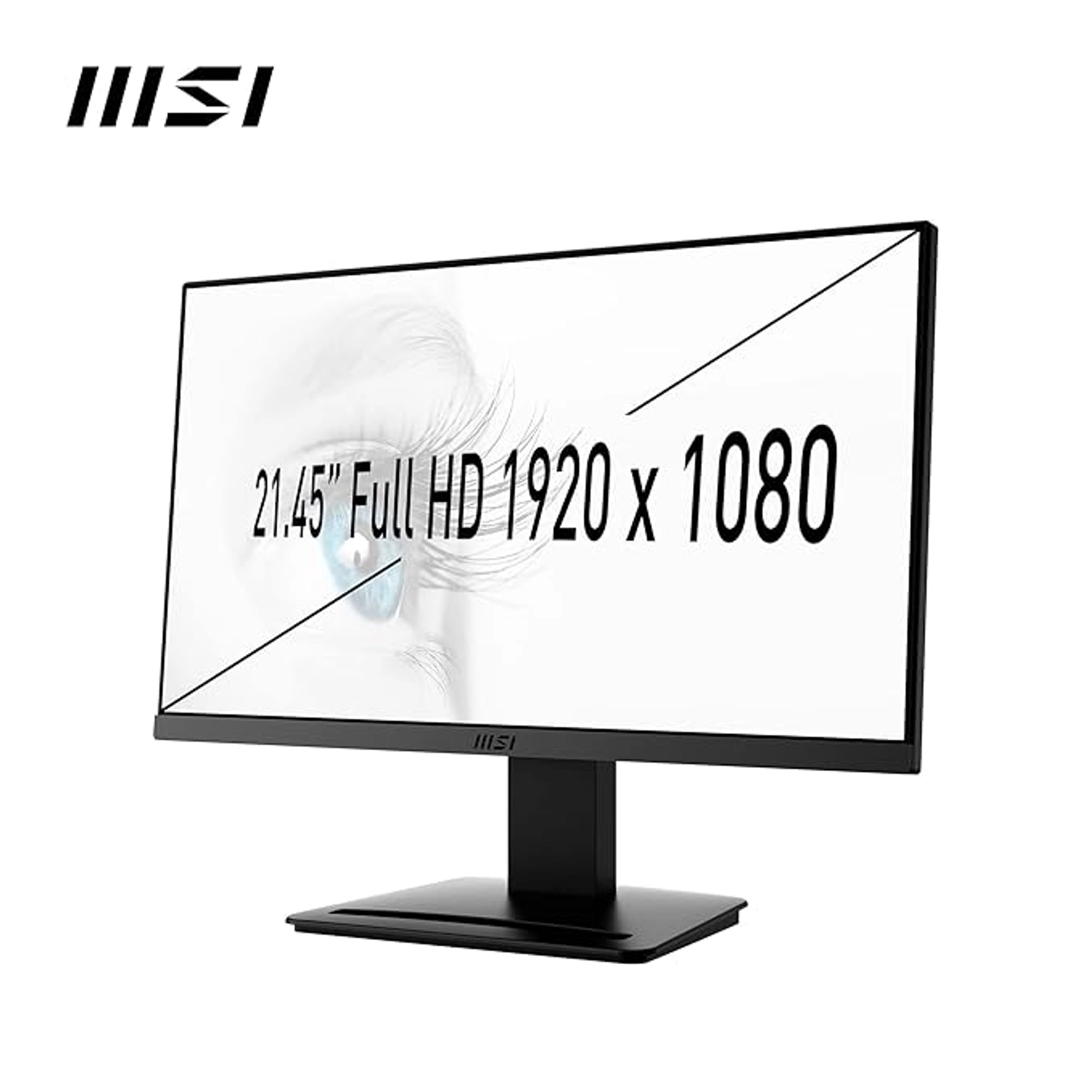 MSI PRO MP223 21.45 INCH FULL HD OFFICE LCD MONITOR – 1920 X 1080 VA PANEL, 100 HZ, EYE-FRIENDLY SCREEN, - Image 2