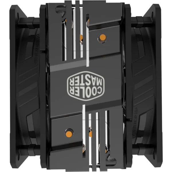 COOLER MASTER HYPER 212 LED TURBO ARGB CPU AIR COOLER - JET BLACK ALUMINIUM FINISH, 4 CONTINUOUS DIRECT CONTACT HEAT PIPES WITH FINS, DUAL SICKLEFLOW 120 ARGB FANS, ARGB LED CONTROLLER - Image 2