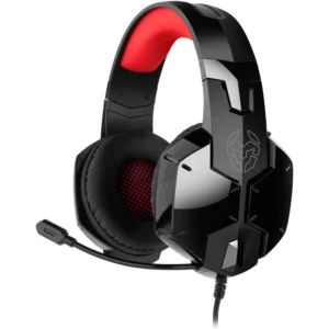 KROM KYN GAMING HEADSET BLACK AND RED