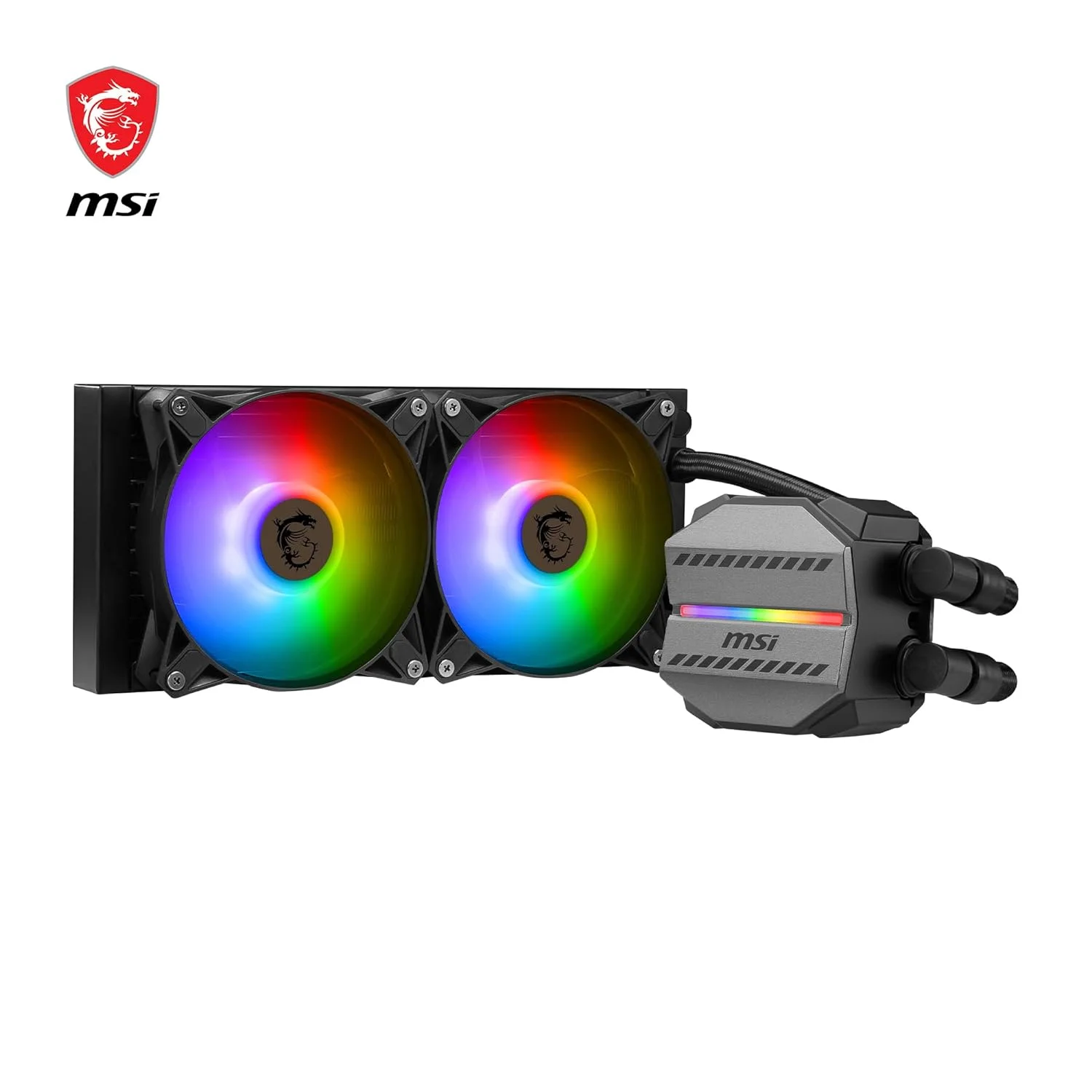 MSI MAG CORELIQUID M240 AIO CPU LIQUID COOLER - 12 WAY SPLIT-FLOW WATER COOLING, EVAPORATION-PROOF TUBING, IT SUPPORTS MAINSTEAM SOCKET LIKE AM5 AND 1700 - Image 2