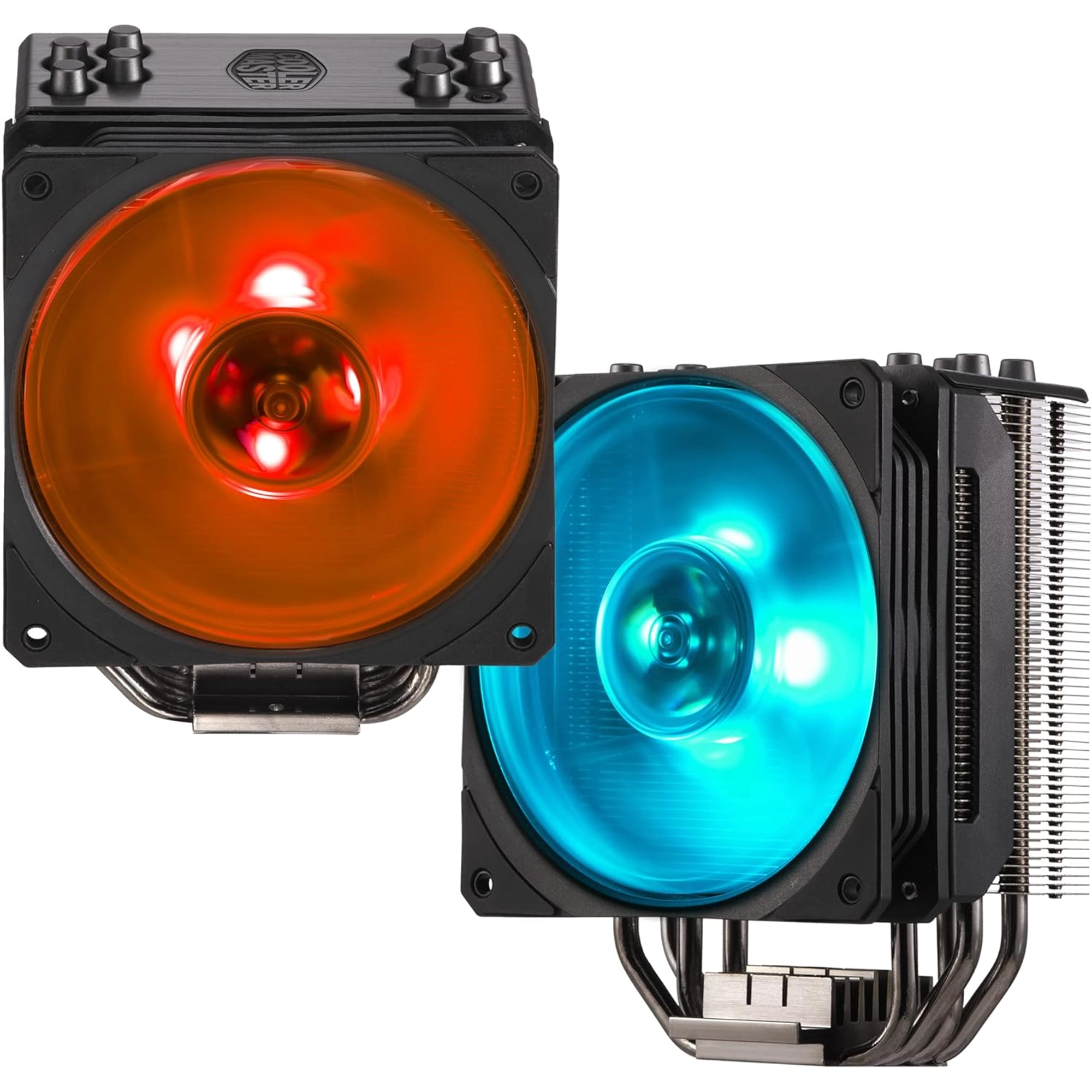 COOLER MASTER HYPER 212 RGB CPU AIR COOLER WITH SF120R PWM FAN, GUN-METAL NICKEL FINS, 4 COPPER HEAT PIPES - FOR AMD RYZEN & INTEL LGA1700/1200/1151
