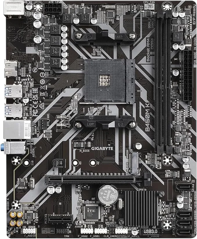GIGABYTE AMD B450M-DS3H AM4 MICRO ATX DDR4