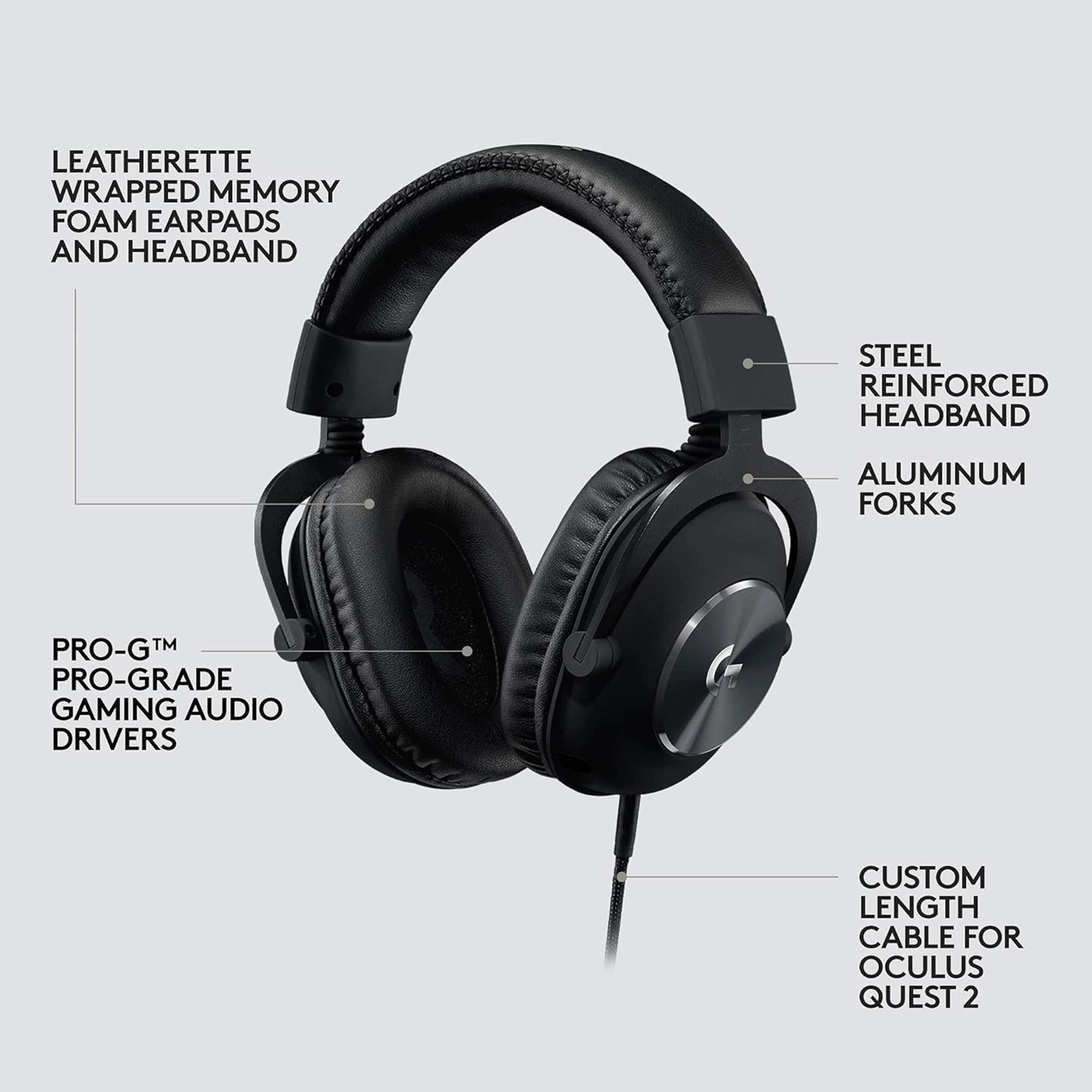 LOGITECH PRO WIRED GAMING HEADSET - Image 2