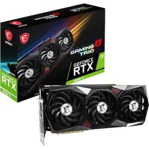 MSI GEFORCE RTX 3090 TI 24GB GDRR6X 384-BIT HDMI/DP NVLINK TRI-FROZR AMPERE ARCHITECTURE OC GRAPHICS CARD (RTX 3090 TI GAMING X TRIO 24G)