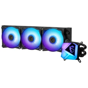 MSI MAG CORELIQUID C360 - AIO ARGB CPU LIQUID COOLER - 360MM RADIATOR - LGA 1700 READY - TRIPLE 120MM ARGB PWM FANS ,BLACK