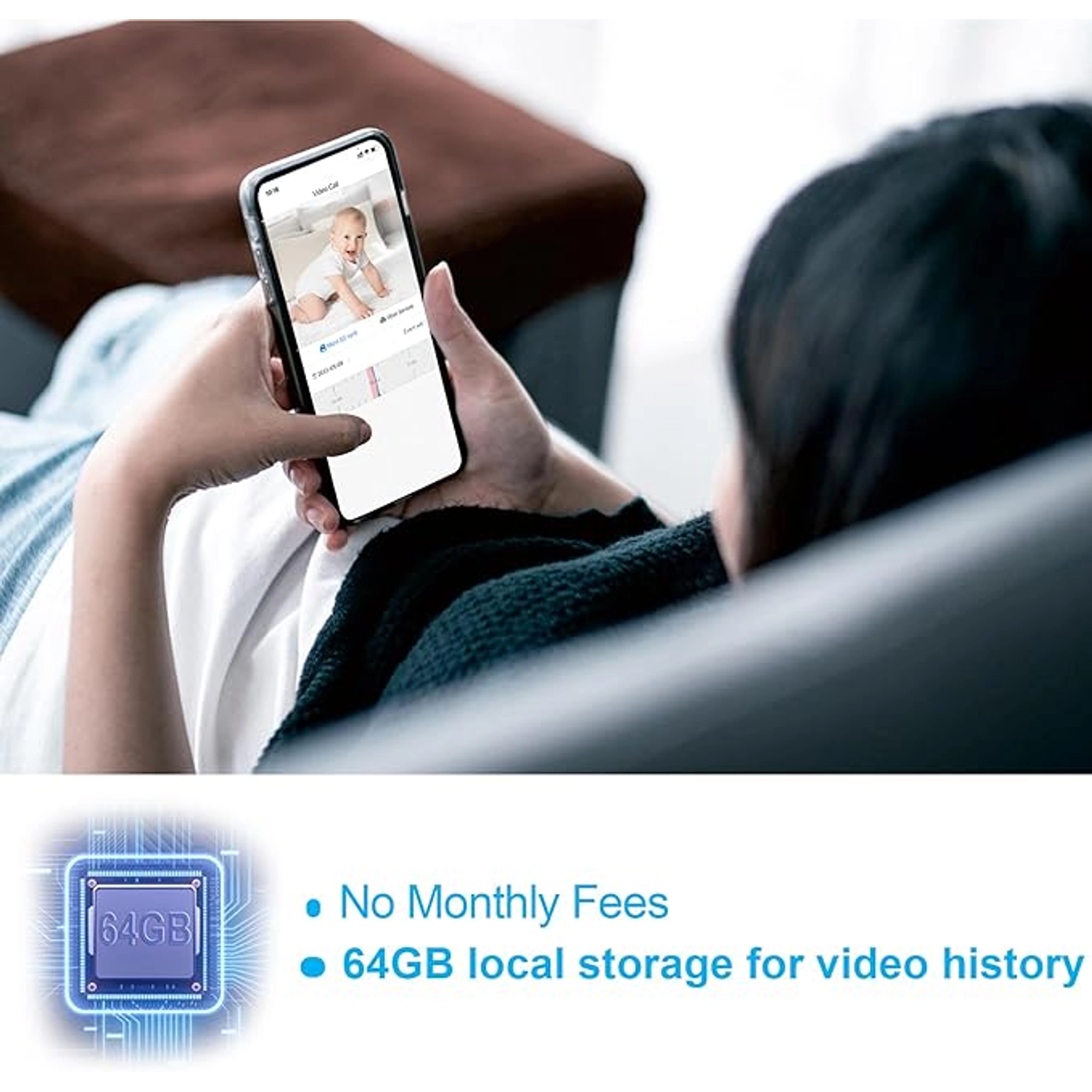 RETTRU K9 INDOOR SECURITY CAMERA : CUTEST SECURITY CAMERA WIFI PET CAMERA WIRED WITH NIGHT VISION,MOTION DETECTION,CLOUD STORAGE,2 WAY AUDIO,V380 PRO WI-FI CAMERA (WITH 64GB TF CARD) - Image 4