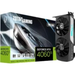 ZOTAC GAMING GEFORCE RTX 4060 TI 8GB TWIN EDGE DLSS 3 8GB GDDR6 128-BIT 18 GBPS PCIE 4.0 COMPACT GAMING GRAPHICS CARD, ICESTORM 2.0 ADVANCED COOLING, SPECTRA RGB LIGHTING, ZT-D40610E-10M