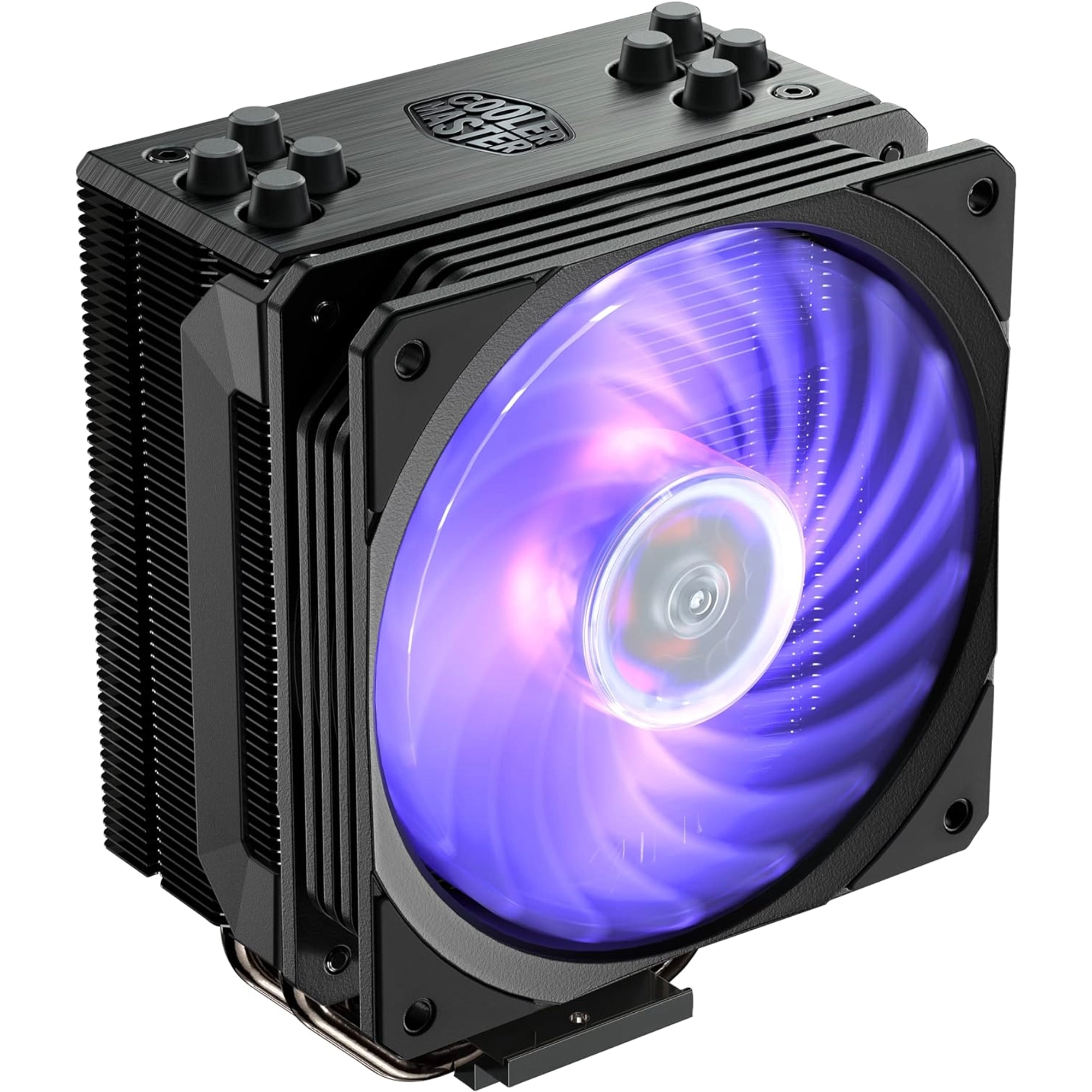 COOLER MASTER HYPER 212 RGB CPU AIR COOLER WITH SF120R PWM FAN, GUN-METAL NICKEL FINS, 4 COPPER HEAT PIPES - FOR AMD RYZEN & INTEL LGA1700/1200/1151 - Image 5