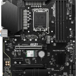 MSI PRO Z790-S WIFI PROSERIES MOTHERBOARD SUPPORTS 12TH/13TH/14TH GEN INTEL PROCESSORS