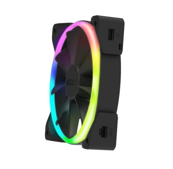 NZXT AER RGB 2 TWIN STARTER KIT 2X RGB FANS WITH HUE 2 CONTROLLER - Image 2