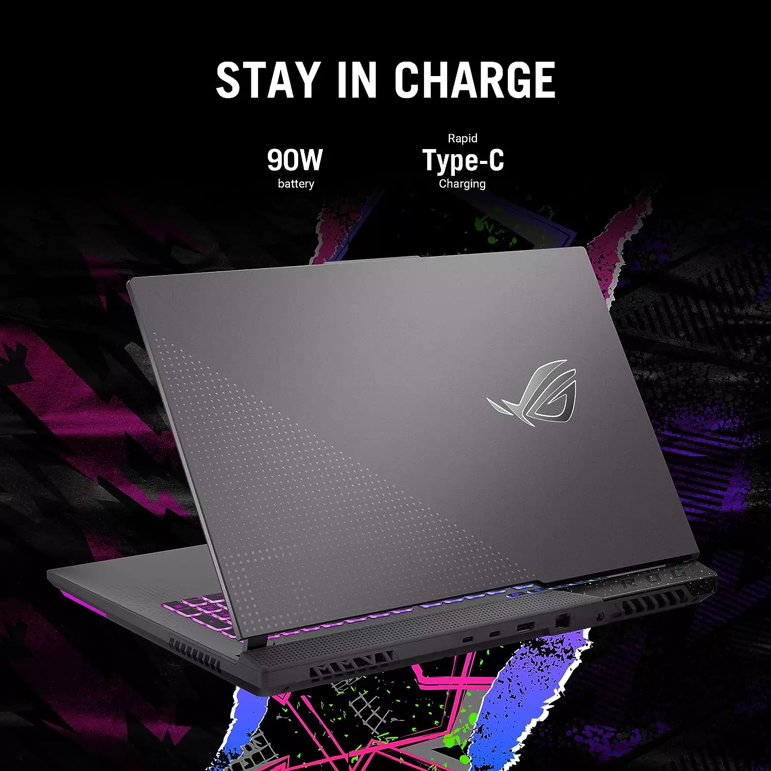 ASUS ROG STRIX G713PV-WS94 , RYZEN 9-7845HX , RTX 4060 8GB , 16GB RAM , 1TB SSD , 17.3” QHD 240Hz , WINDOWS 11 ORIGINAL - Image 6