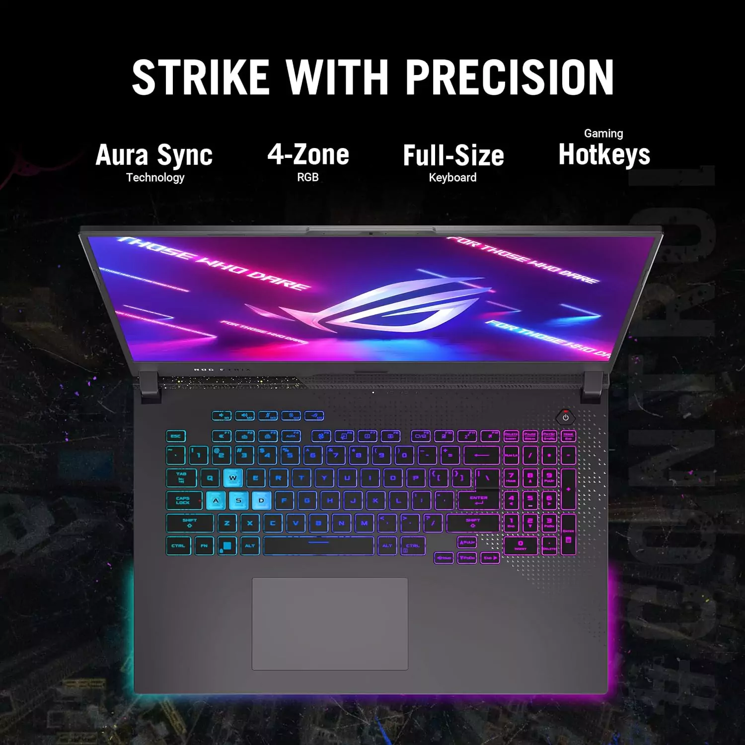 ASUS ROG STRIX G713PV-WS94 , RYZEN 9-7845HX , RTX 4060 8GB , 16GB RAM , 1TB SSD , 17.3” QHD 240Hz , WINDOWS 11 ORIGINAL - Image 5
