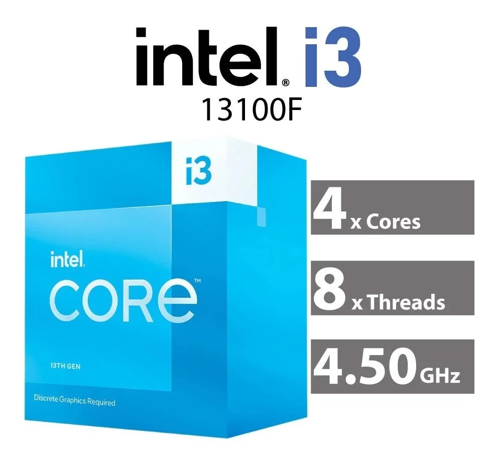 CPU INTEL CORE I3-13100F 13TH GEN