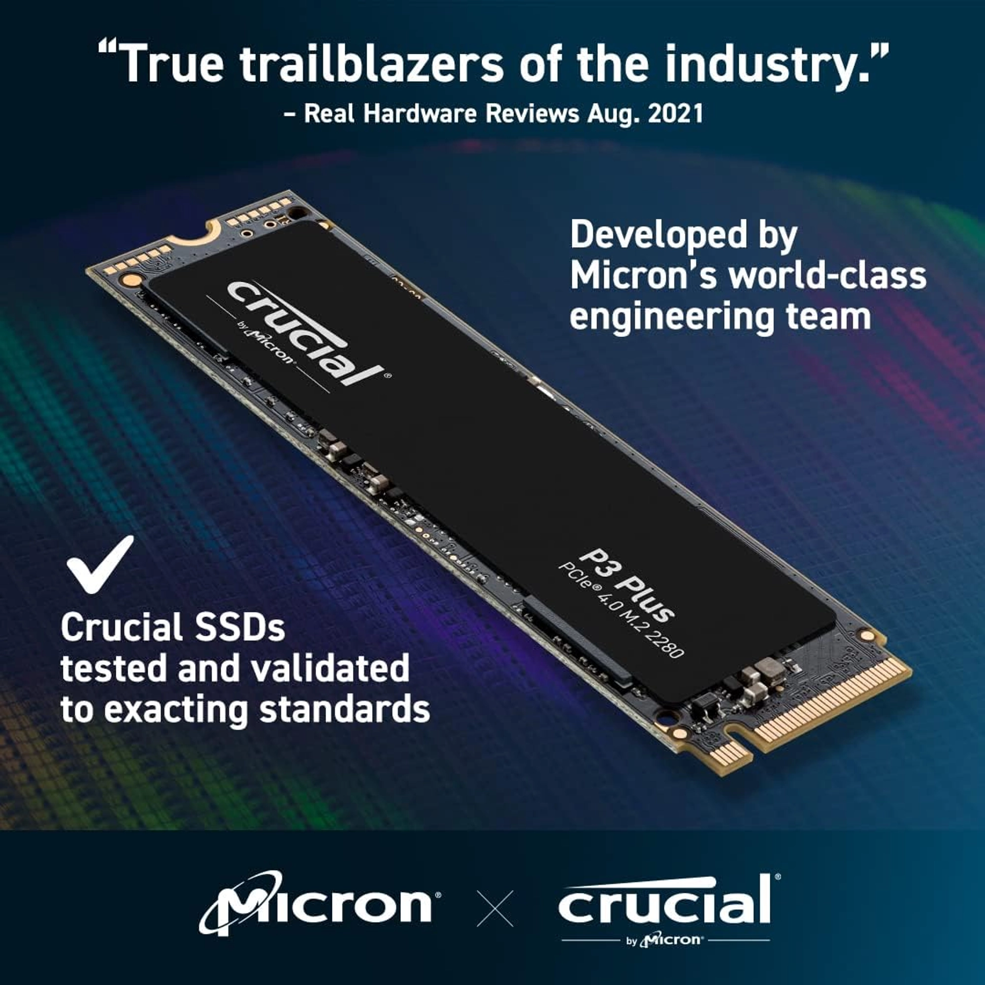 CRUCIAL P3 PLUS 2TB PCIE GEN4 3D NAND NVME M.2 SSD, UP TO 5000MBS – CT2000P3PSSD8 - Image 5