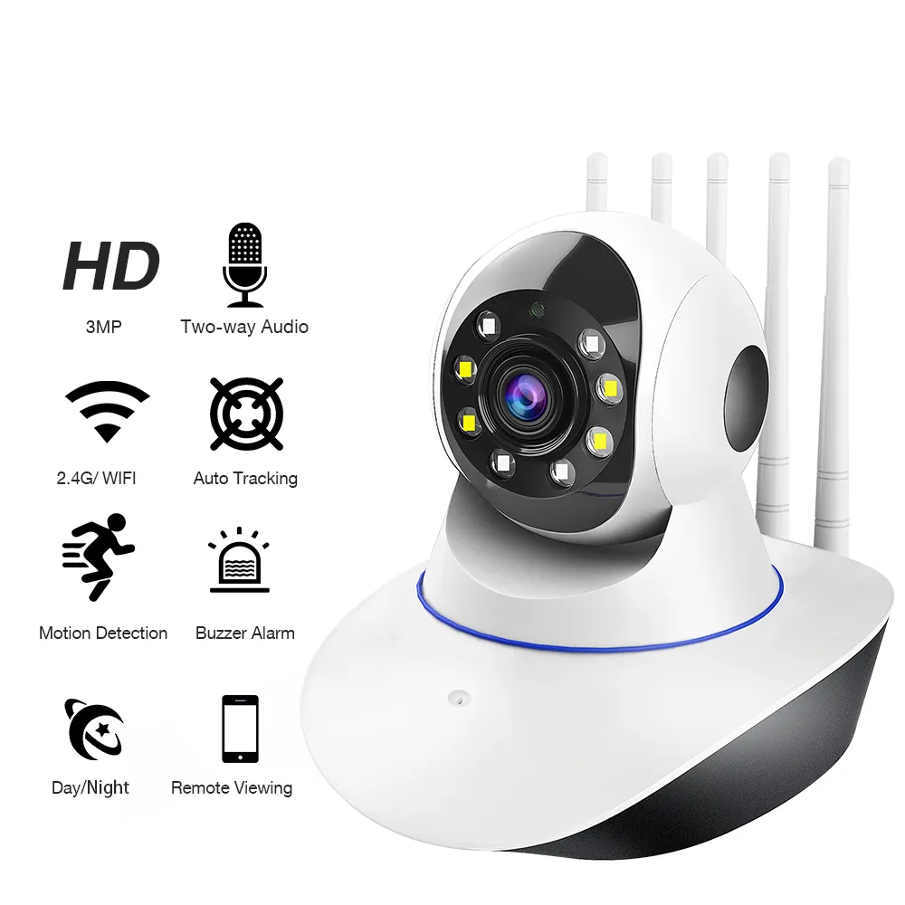 FULL COLOR 3MP SMART ROBOT P2P YOOSEE-Y58 APP WIRELESS SECURITY INDOOR CAMERA - Image 3