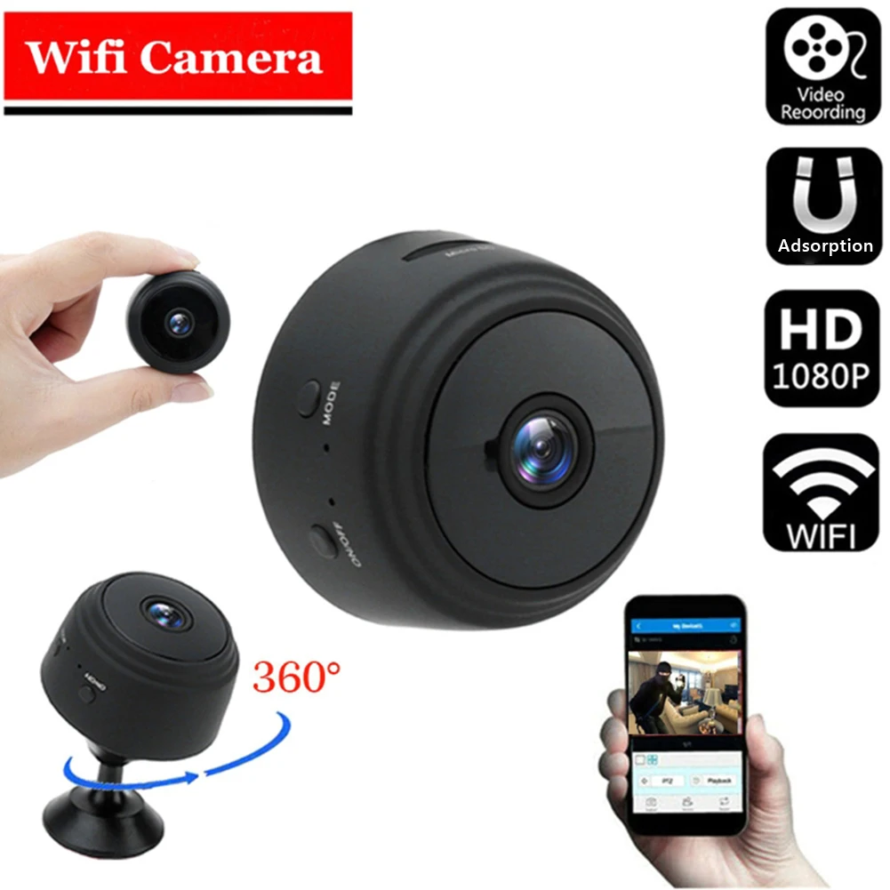 NEW MINI HIDDEN WIRELESS WIFI CAMERA HD 1080P HOME AND OFFICE SECURITY CAMERAS WITH AUDIO AND VIDEO - Image 4