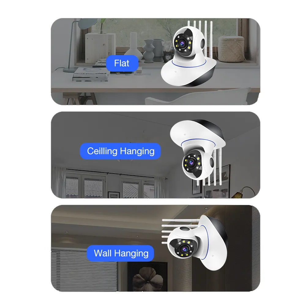 FULL COLOR 3MP SMART ROBOT P2P YOOSEE-Y58 APP WIRELESS SECURITY INDOOR CAMERA - Image 2