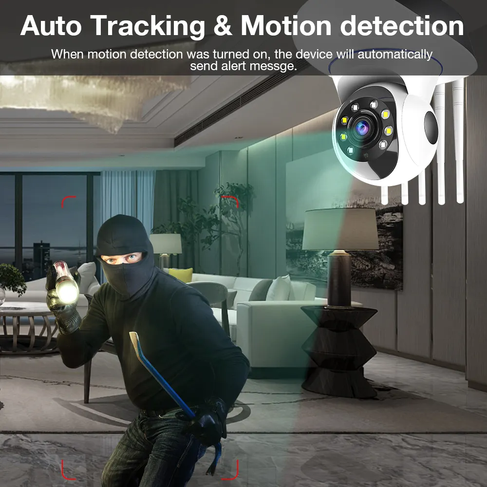 FULL COLOR 3MP SMART ROBOT P2P YOOSEE-Y58 APP WIRELESS SECURITY INDOOR CAMERA - Image 6