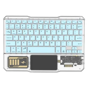 KB-333 RECHARGEABLE BLUETOOTH KEYBOARD BLUE