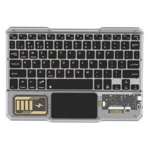 KB-333 RECHARGEABLE BLUETOOTH KEYBOARD BLACK
