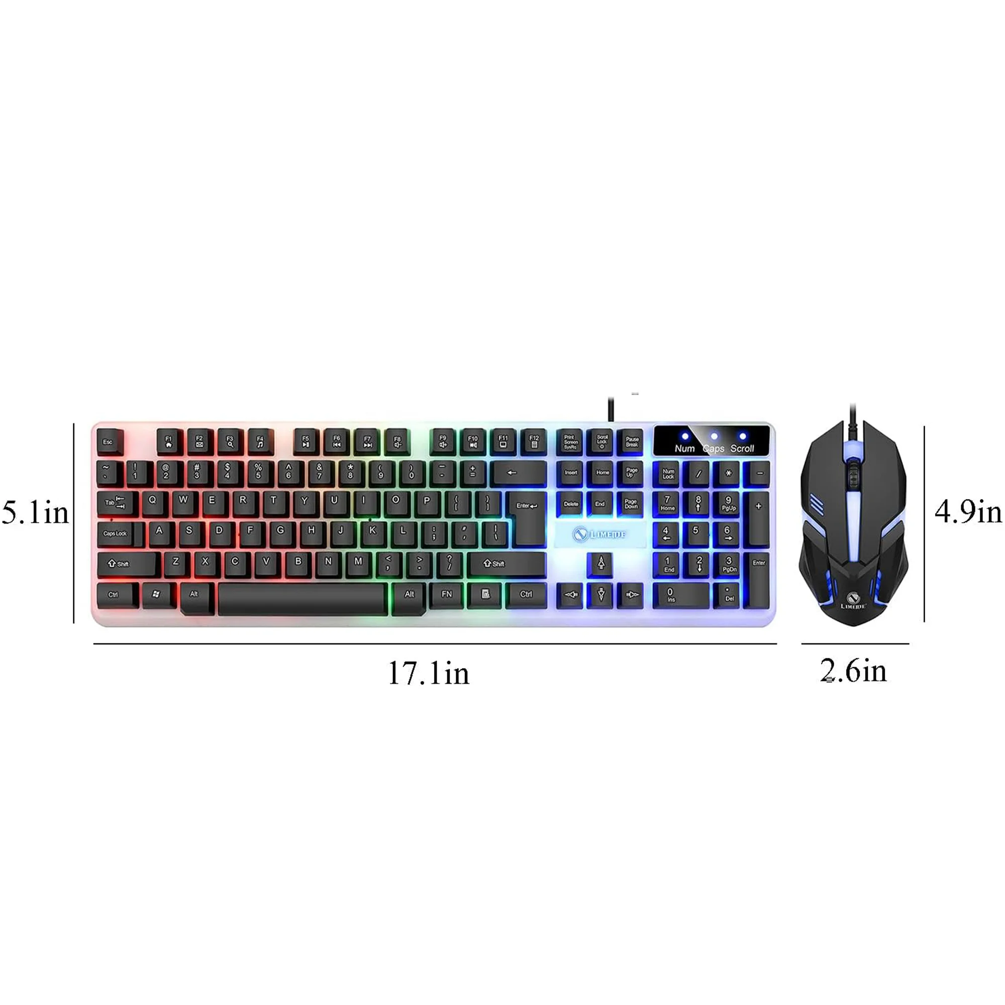 CENGNIAN GTX350 WIRED GAMING KEYBOARD AND MOUSE COMBO - Image 7