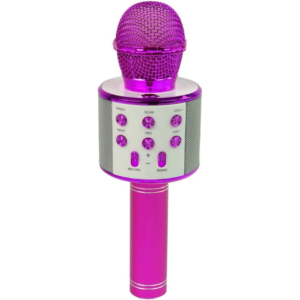 WS-858 WIRELESS BLUETOOTH KARAOKE MICROPHONE RECORDING 3-IN-1