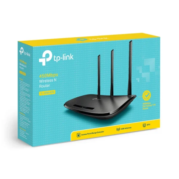 TP-LINK TL-WR940N 450MBPS WIRELESS N ROUTER - Image 4