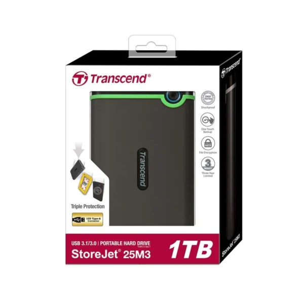 TRANSCEND STOREJET 1TB USB 3.0 2.5