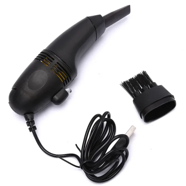 MINI COMPUTER VACUUM USB KEYBOARD CLEANER PC LAPTOP BRUSH DUST CLEANING KIT NEW