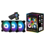 XIGMATEK GALAXY III ESSENTIAL ARGB 3 FANS WITH CONTROLLER FAN