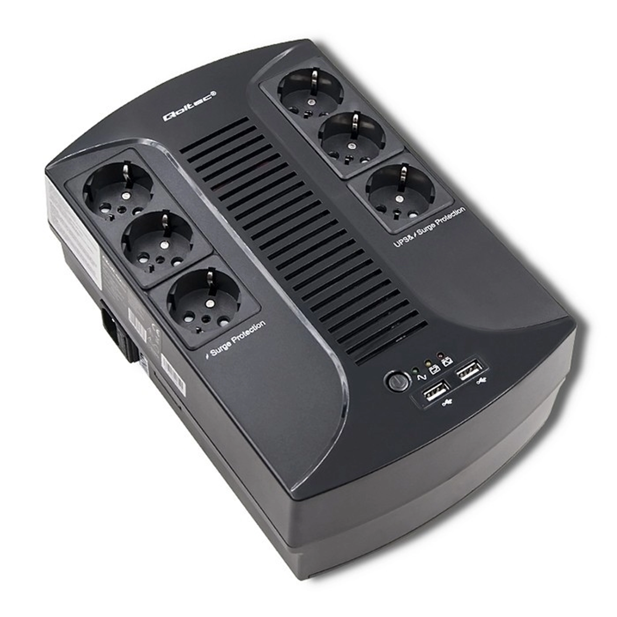 UPS 850VA QTEK 510W WITH 6 OUTPUTS