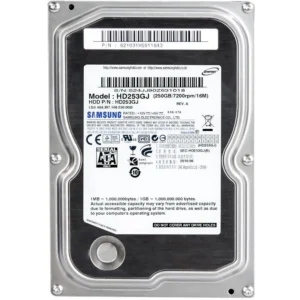 SAMSUNG 250GB SATA 3.5 INCH HARD DRIVE