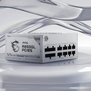 MSI MAG 850GL PCIE 5 WHITE GAMING POWER SUPPLY