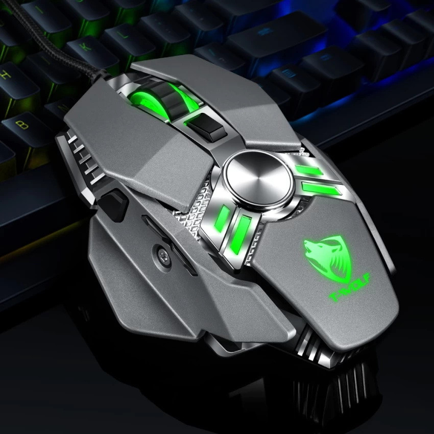 T-WOLF V10 WIRED GAMING MOUSE - Image 2