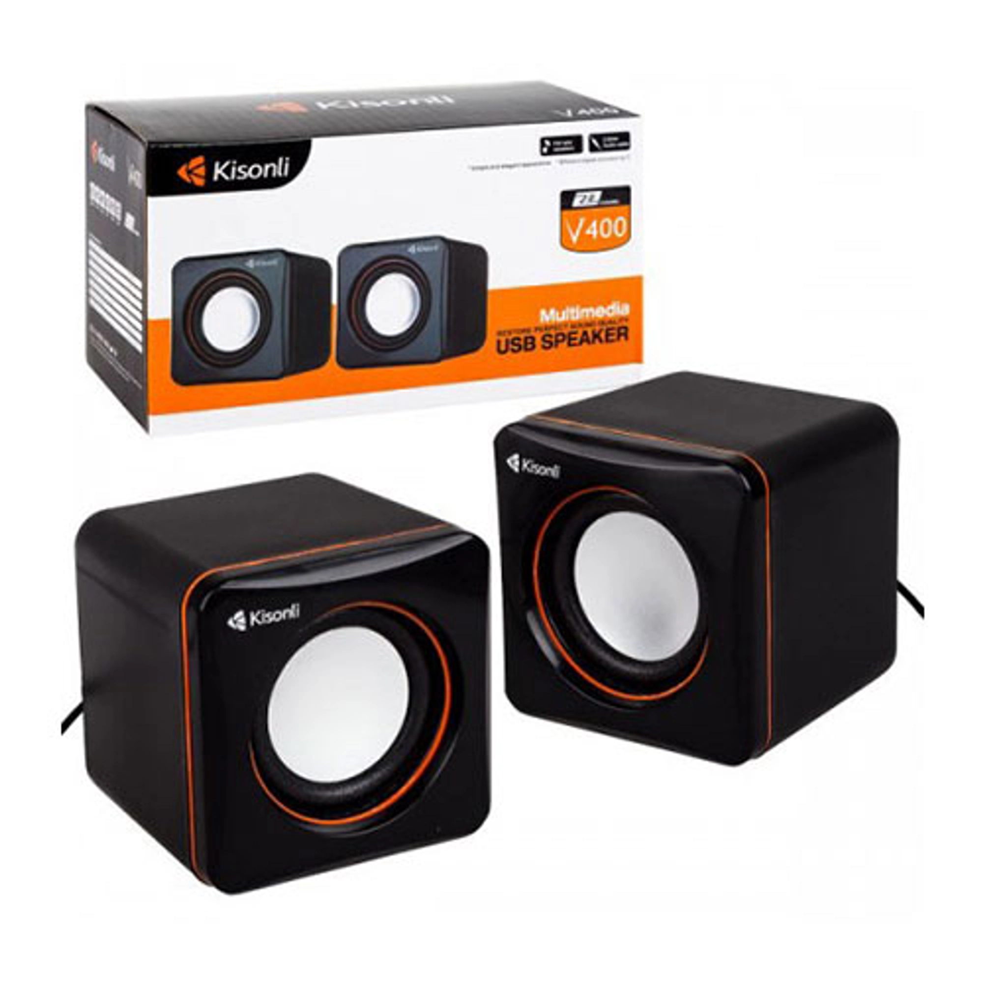 KISONLI V400 USB POWER MINI MULTIMEDIA SPEAKER - Image 2