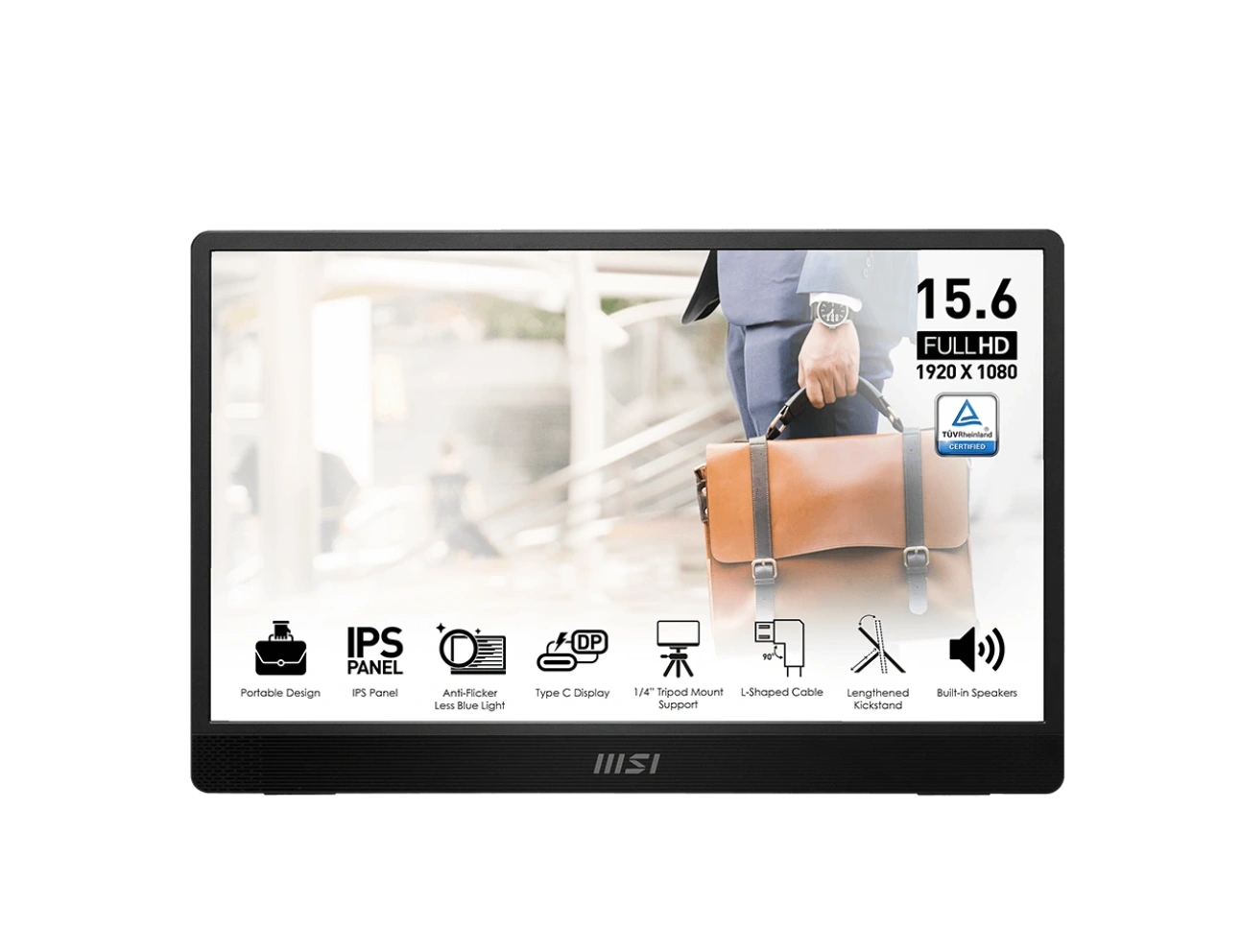 MSI PORTABLE MONITORS PRO MP161 E2U 15.6'' FHD 60HZ BRAND NEW TTC