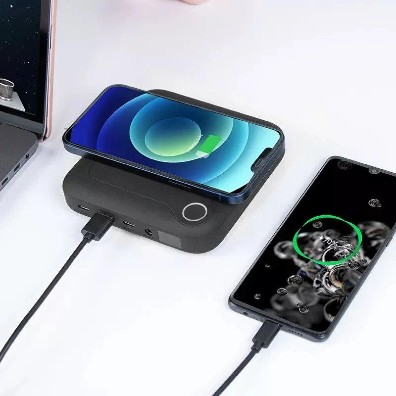 MULTI-FUNCTION PORTABLE POWER BANK 24000mAH WIRELESS CHARGING GP12 INCLUDING LED DISPLAY BRAND NEW TTC - Image 6