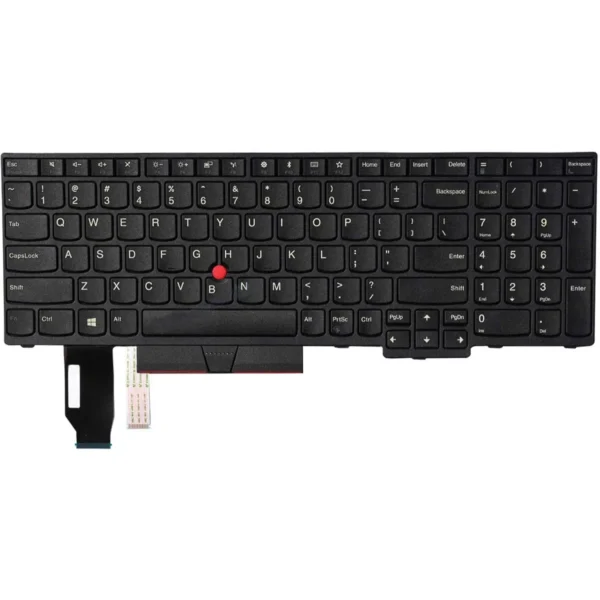 KEYBOARD LENOVO THINKPAD E580, BLACK, BACKLIT, US