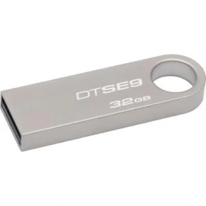 KINGSTON DATATRAVELER SE9 32GB USB 3.1 FLASH DRIVE SILVER